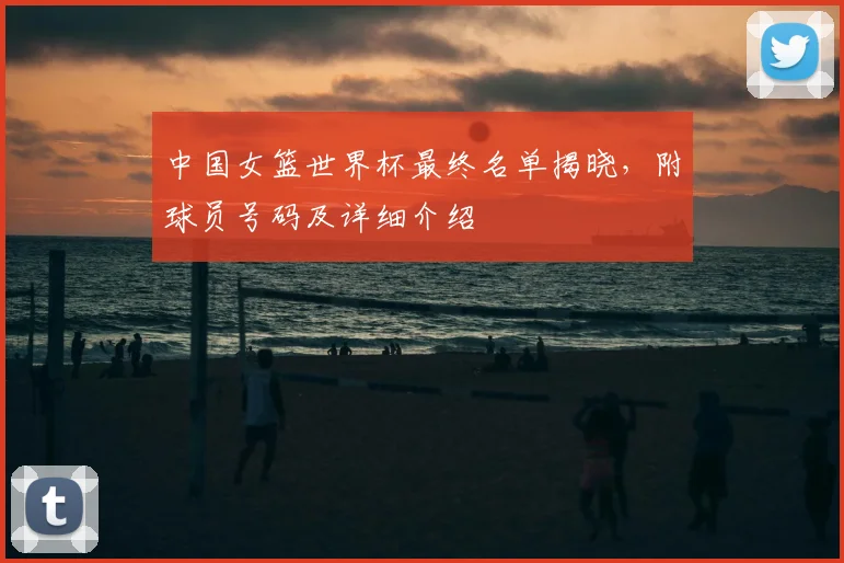 中国女篮世界杯最终名单揭晓，附球员号码及详细介绍